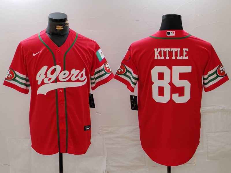 Men's San Francisco 49ers George Kittle #85 Scarlet Jersey